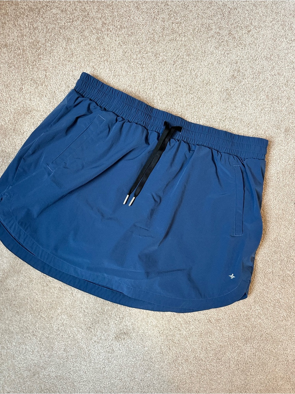 Halara Navy Halara Active Skort with Drawstring Waist